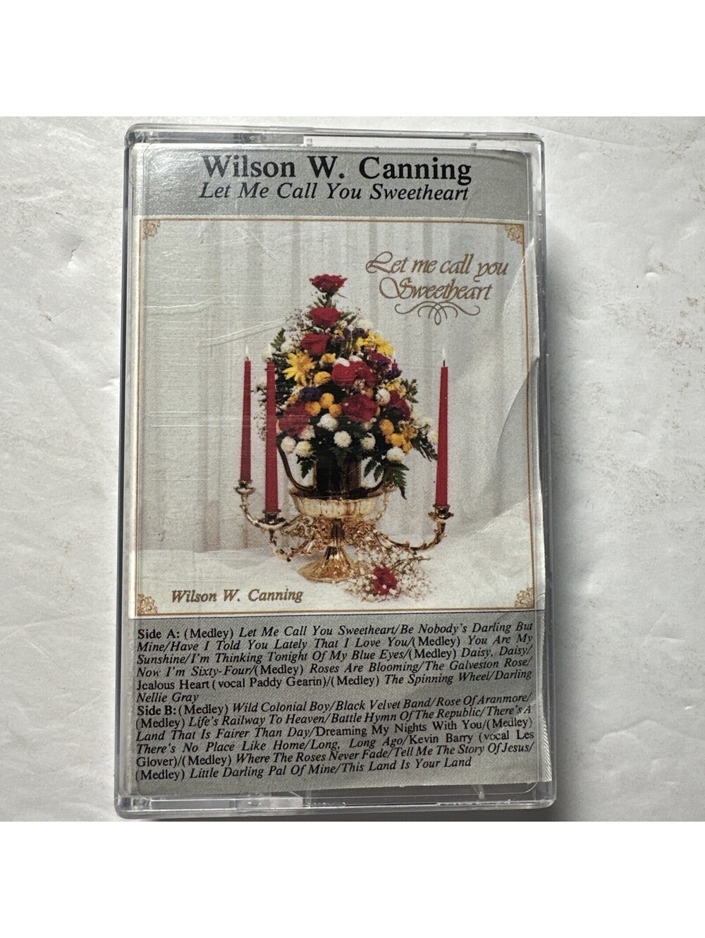 Wilson W Canning Let Me Call You Sweetheart World Records St. John’s Cassette